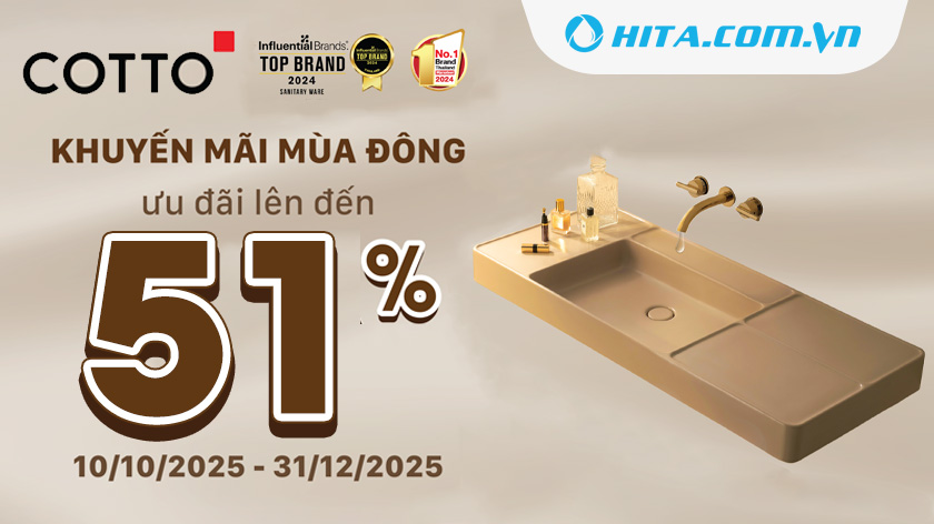 Khuyến mãi mùa đông COTTO lên đến 51%