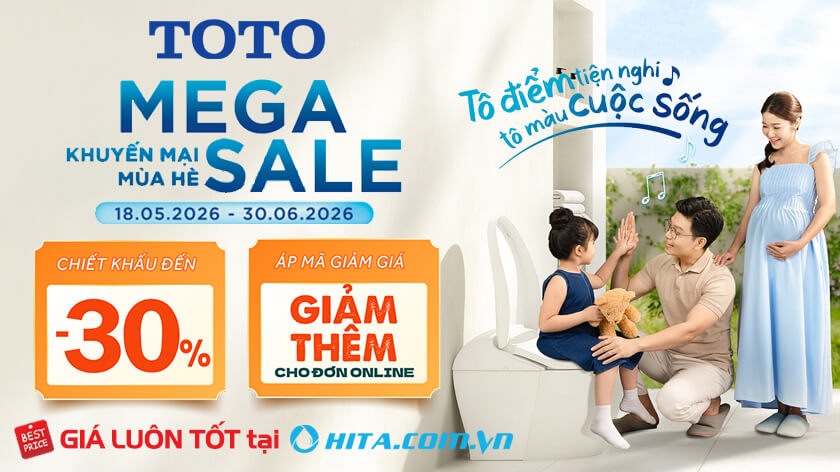 Mega Sale - Khuyến mãi mùa hè TOTO
