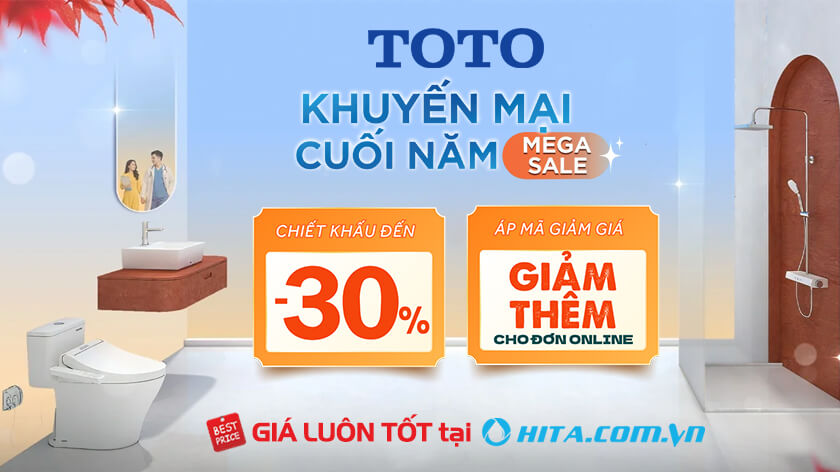 Khuyến mãi cuối năm TOTO