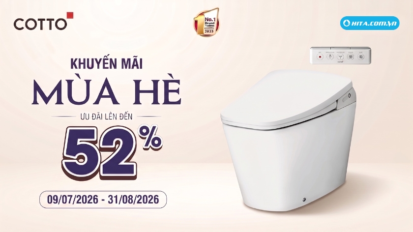Khuyến mãi mùa hè COTTO lên đến 52%