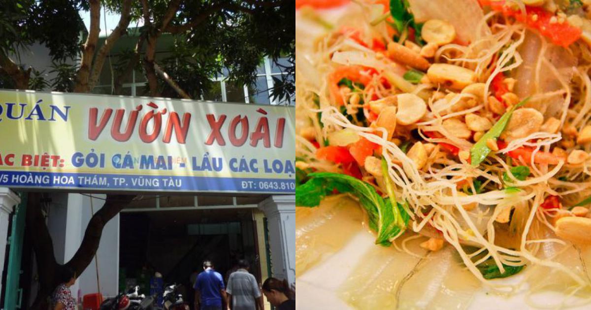 Gỏi cá mai Vườn Xoài thơm ngon chuẩn vị