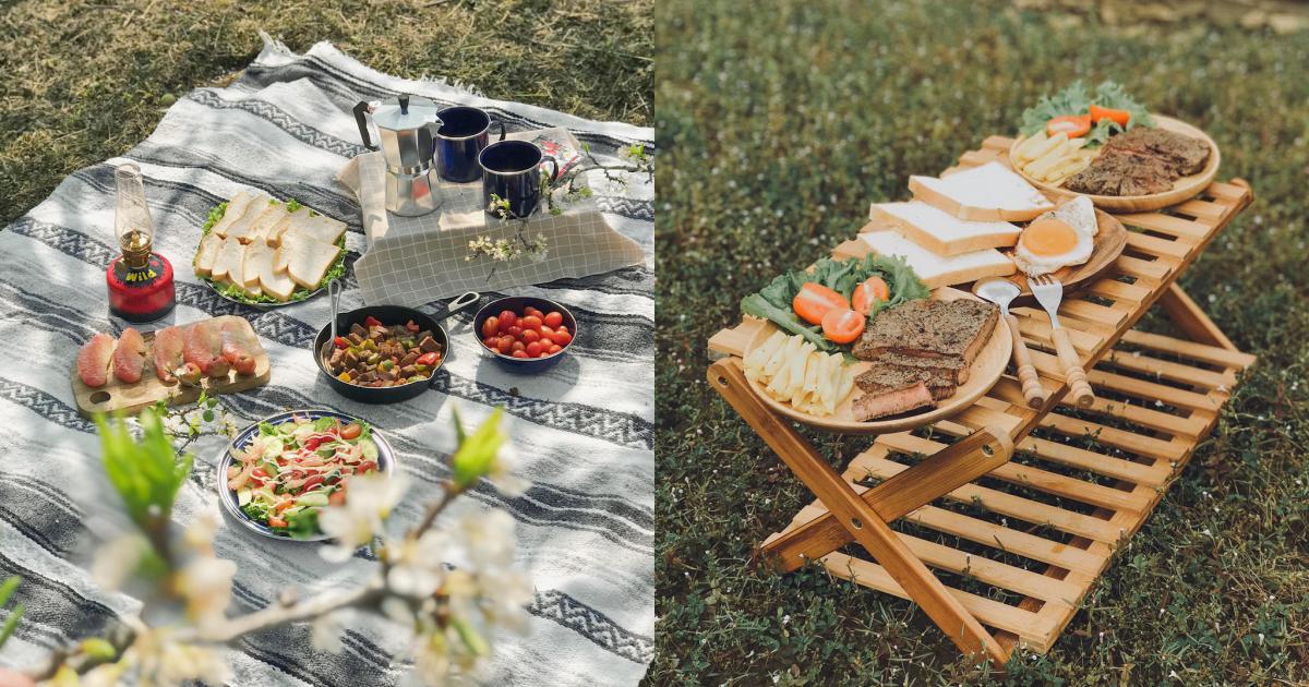 Chuẩn bị đồ ăn để tổ chức tiệc ngoài trời