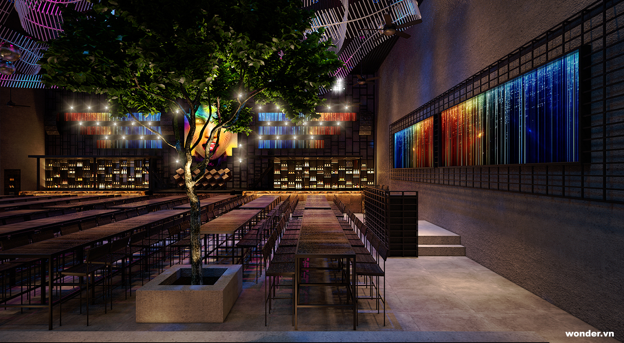 Không gian sang trọng đẳng cấp của 88 Beer Garden