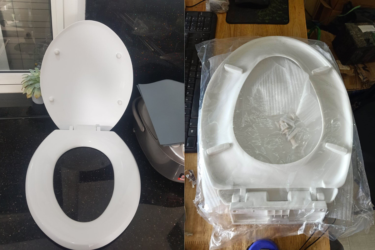 Bán nắp bồn cầu cũ