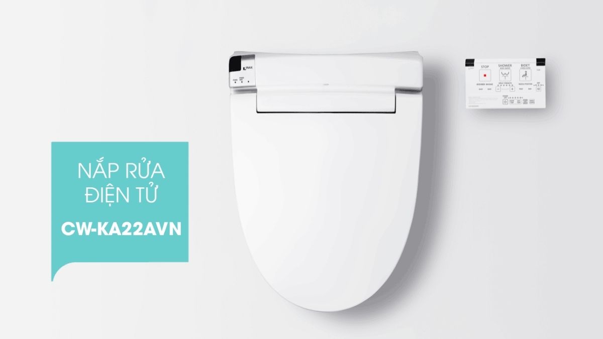 Nắp rửa điện tử INAX CW-KA22AVN/BW1