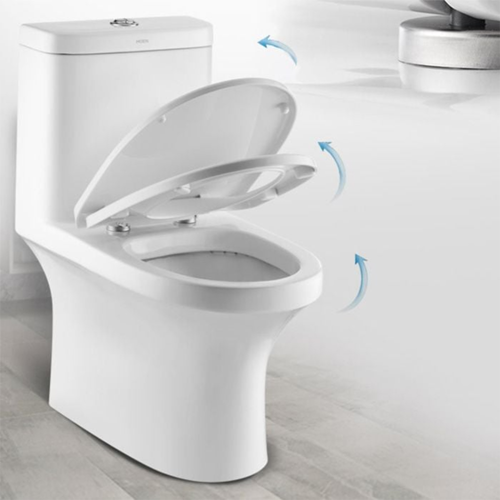 Bồn cầu Moen 1 khối nắp êm