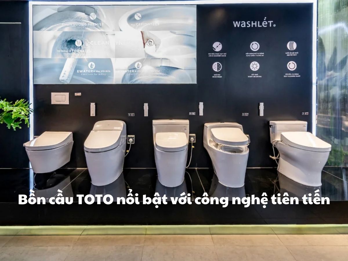 Bồn cầu TOTO Nhật cao cấp hướng tới c&ocirc;ng nghệ hiện đại cho người d&ugrave;ng