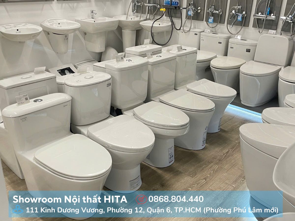 Mua sắm bồn cầu ch&iacute;nh h&atilde;ng, chất lượng uy t&iacute;n tại  HITA