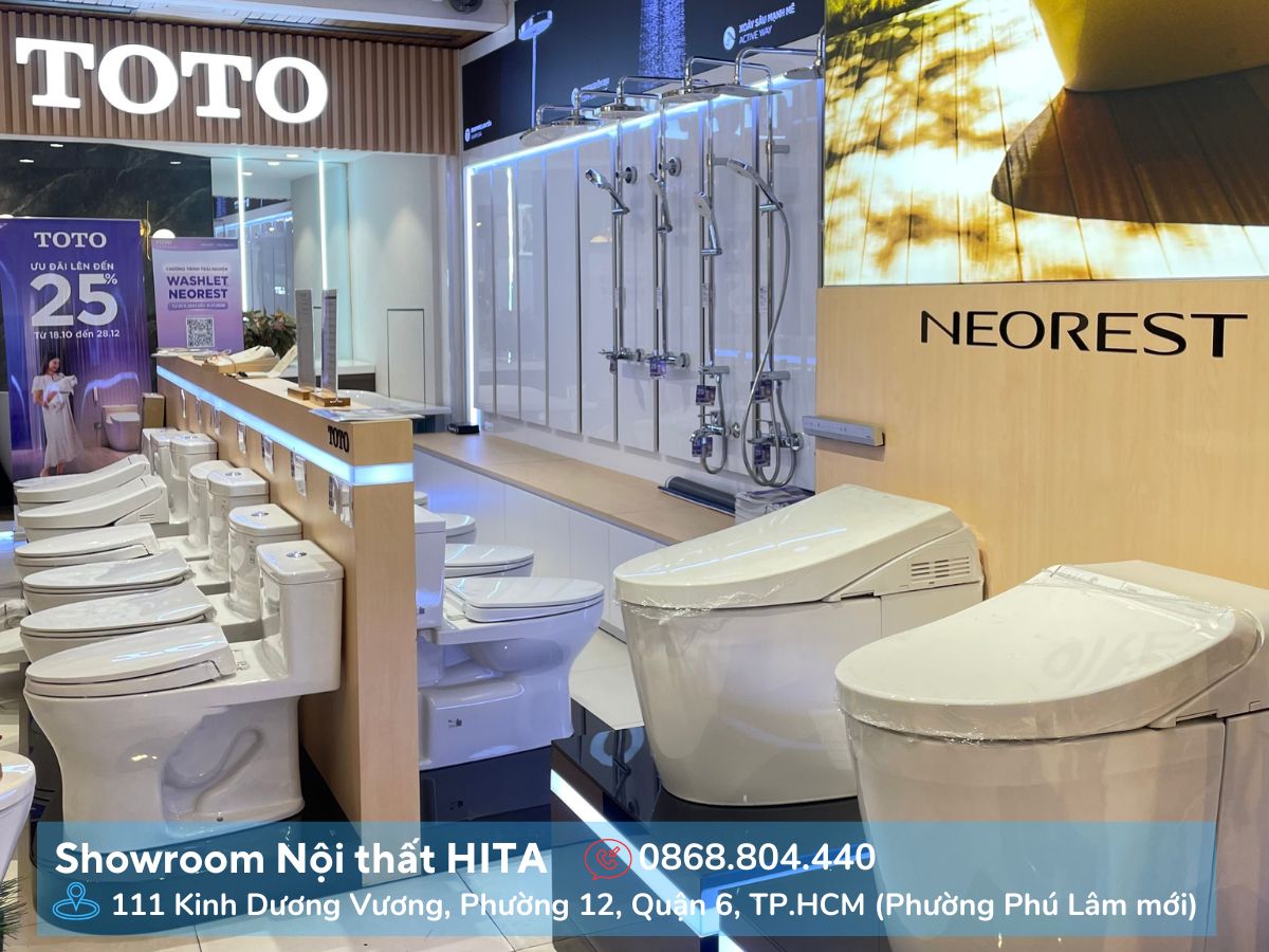 Mua sắm bồn cầu ch&iacute;nh h&atilde;ng, chất lượng uy t&iacute;n tại HITA