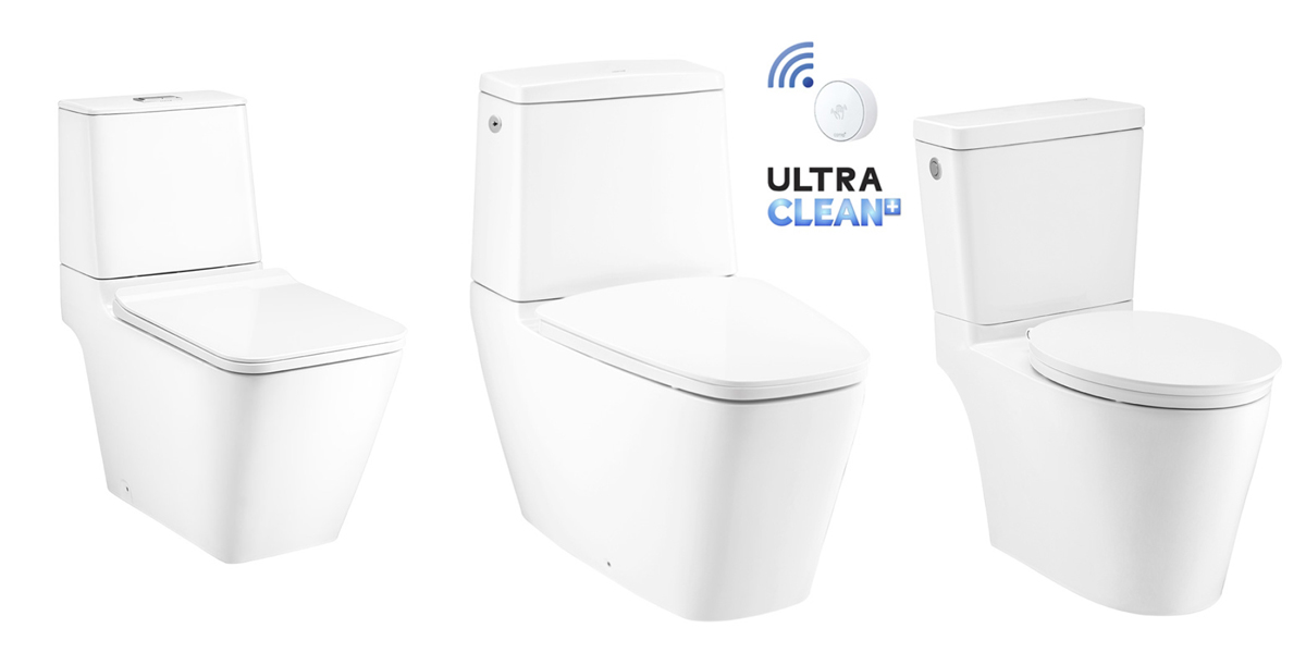 Các kiểu dáng của bồn cầu Cotto 2 khối 