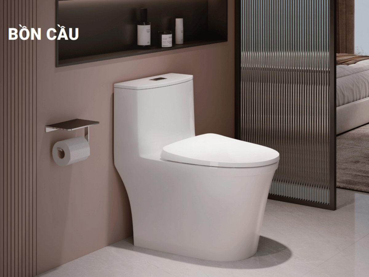 Bồn cầu JOMOO loại 1 khối hiện đại