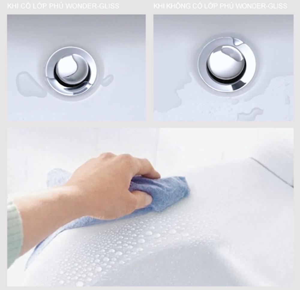 men sứ Wondergliss của bồn cầu treo tường Duravit