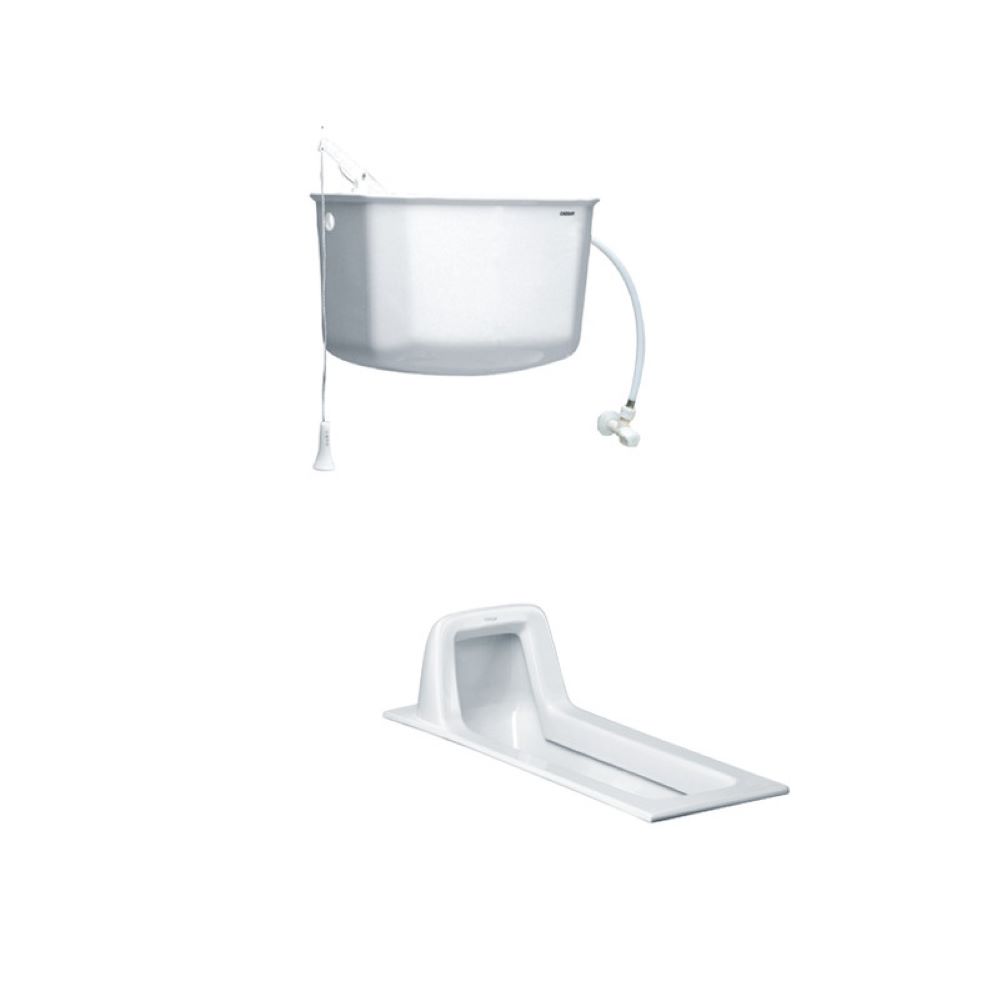 bồn cầu xổm Caesar CS1230 kèm két nước T1100