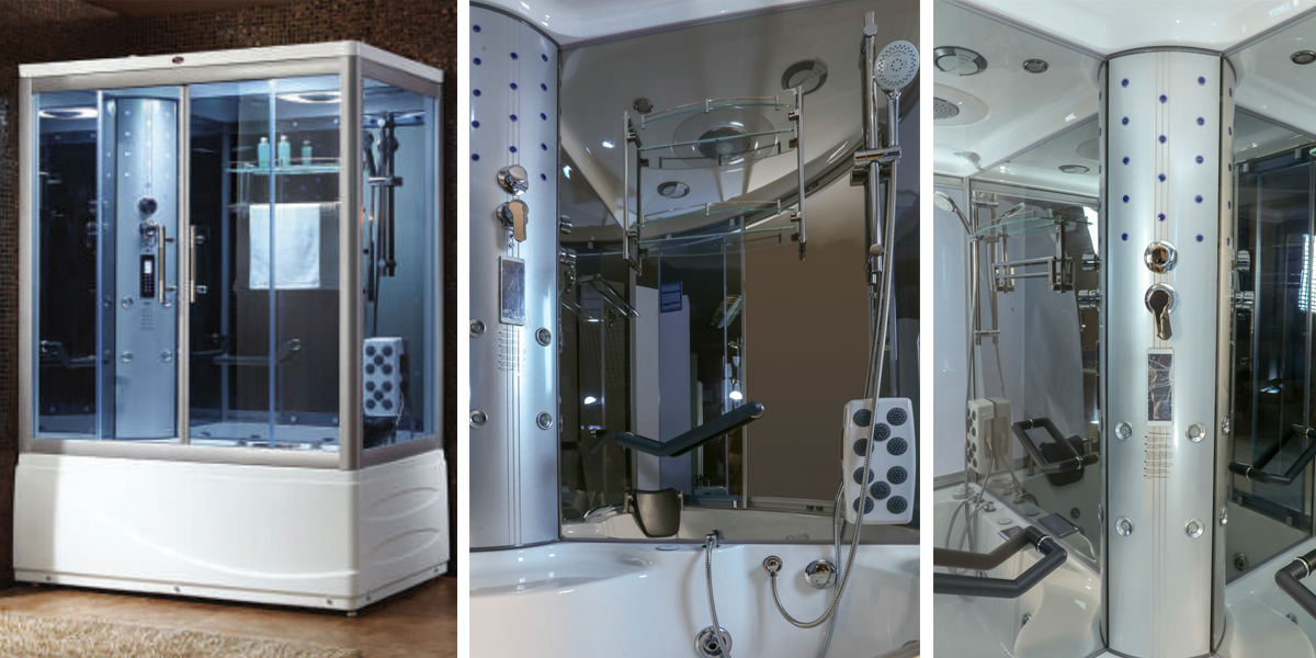 Cấu tạo của phòng tắm massage xông hơi