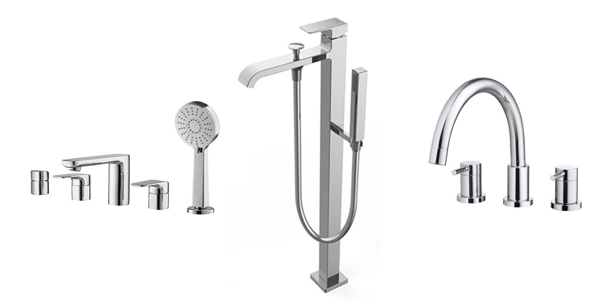 Mẫu mã sang trọng của vòi sen bồn tắm Cotto