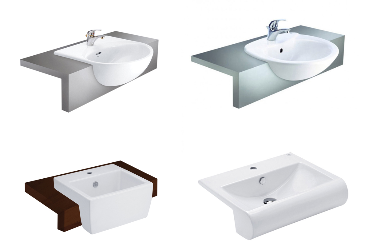 Những mẫu mã của lavabp Cotto bán âm bàn tại Nội Thất HITA