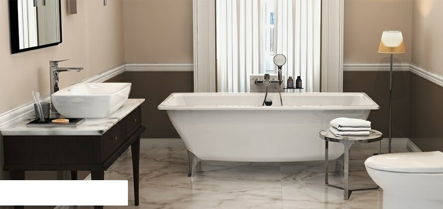 Phù hợp với không gian nhà tắm tiện nghi