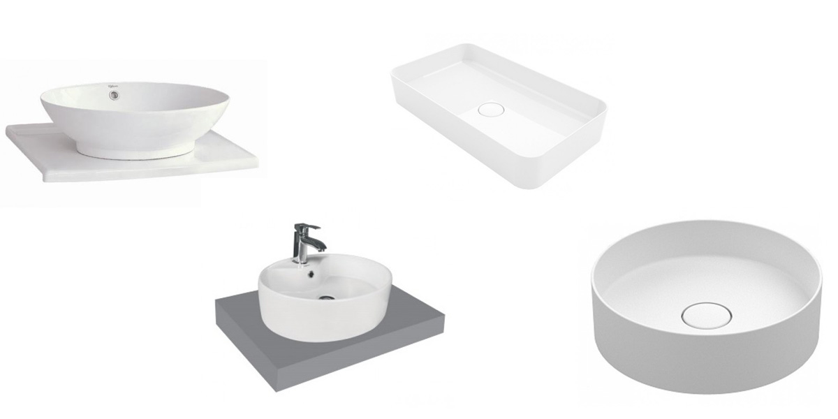 Thiết kế đa dạng của chậu rửa lavabo đặt bàn Viglacera 