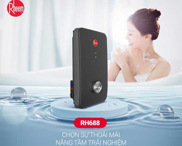 Máy nước nóng Rheem thương hiệu uy tín từ Hoa Kỳ 