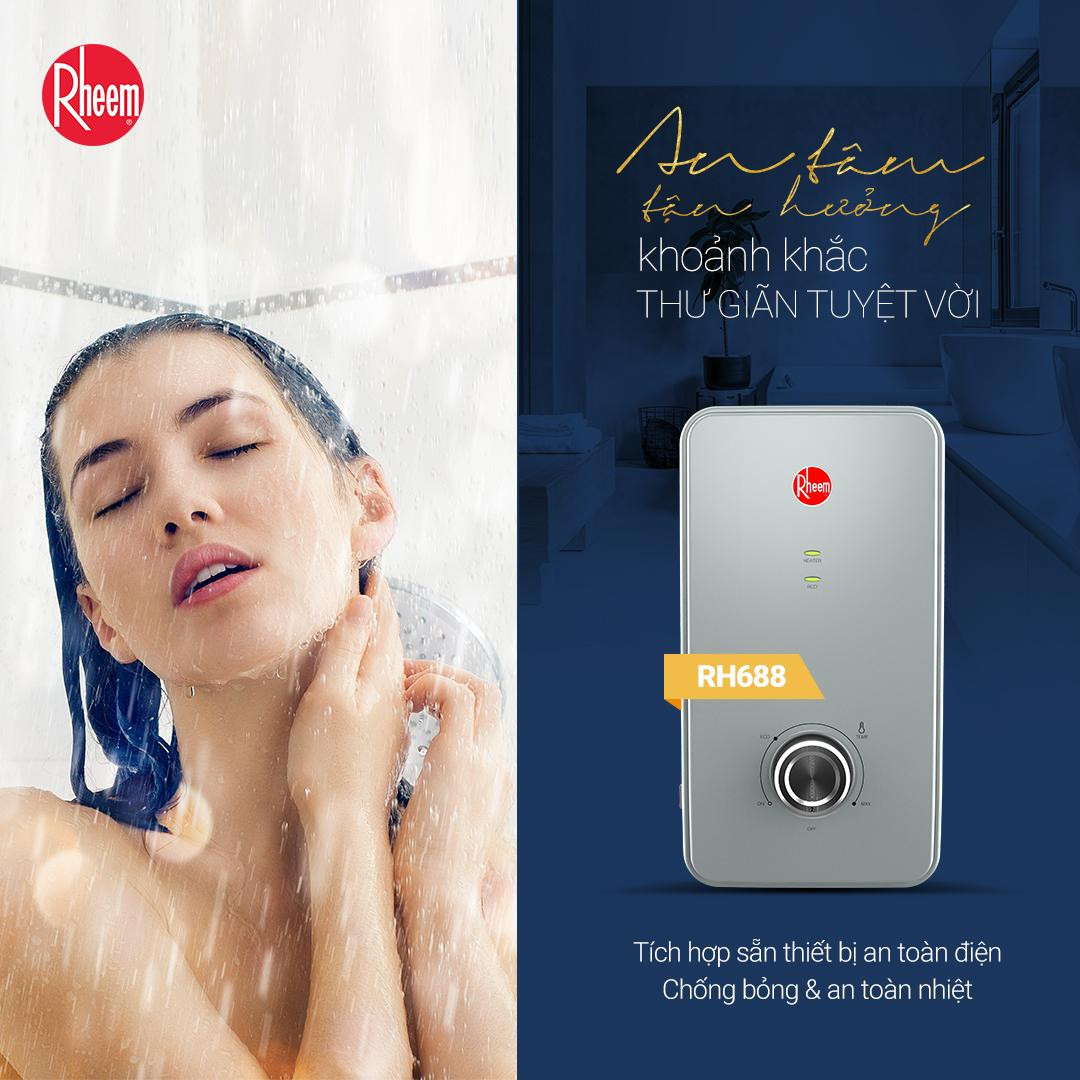 Máy nước nóng trực tiếp Rheem Performance Plus lưu ý khi lựa chọn?
