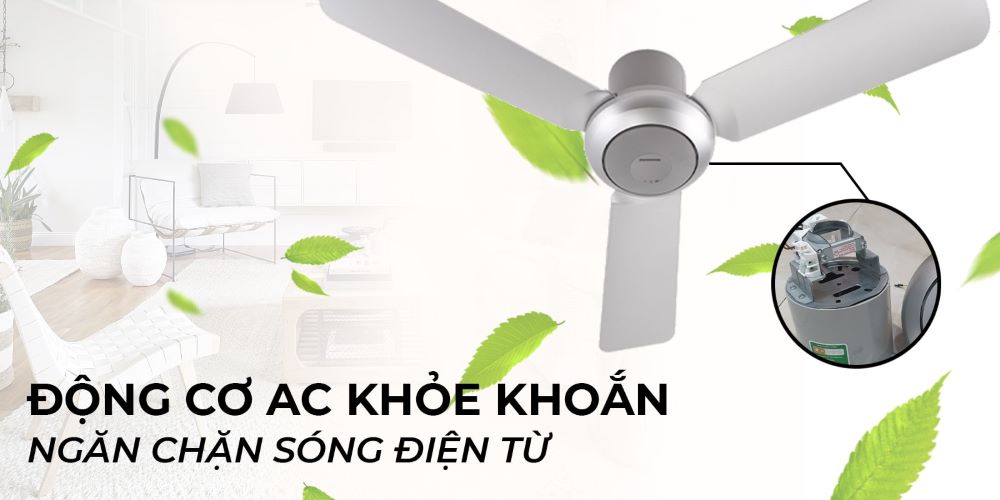 Đặc điểm nổi bật của quạt trần 3 c&aacute;nh