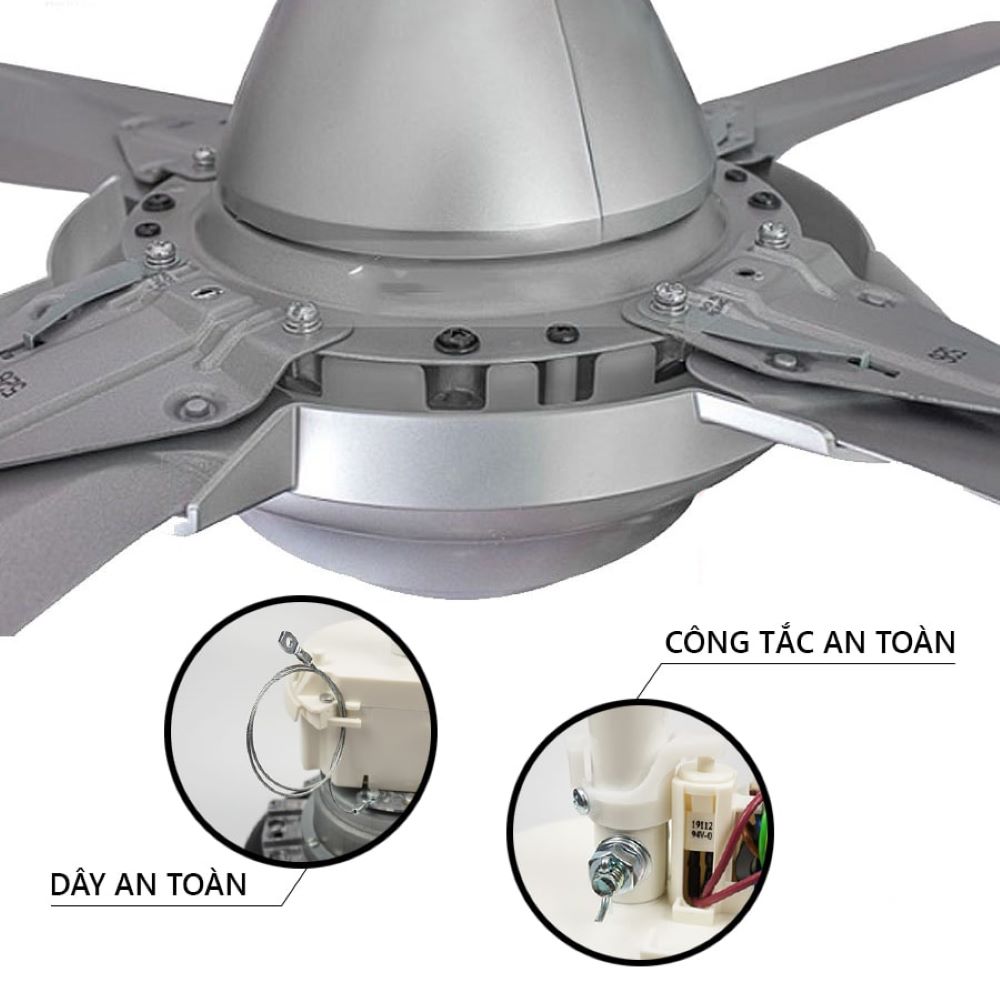 Quạt trần 4 c&aacute;nh c&oacute; độ bền cao