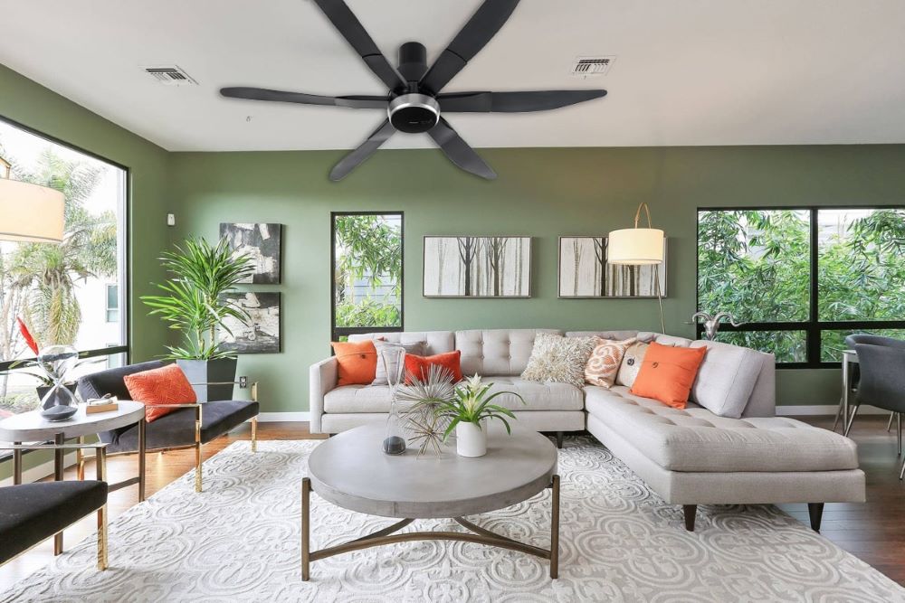 Quạt trần 6 c&aacute;nh c&oacute; thiết kế sang trọng