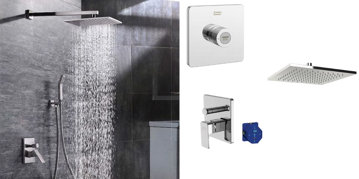 Sen tắm âm tường American Standard tối ưu diện tích trong không gian nhà tắm hiện đại