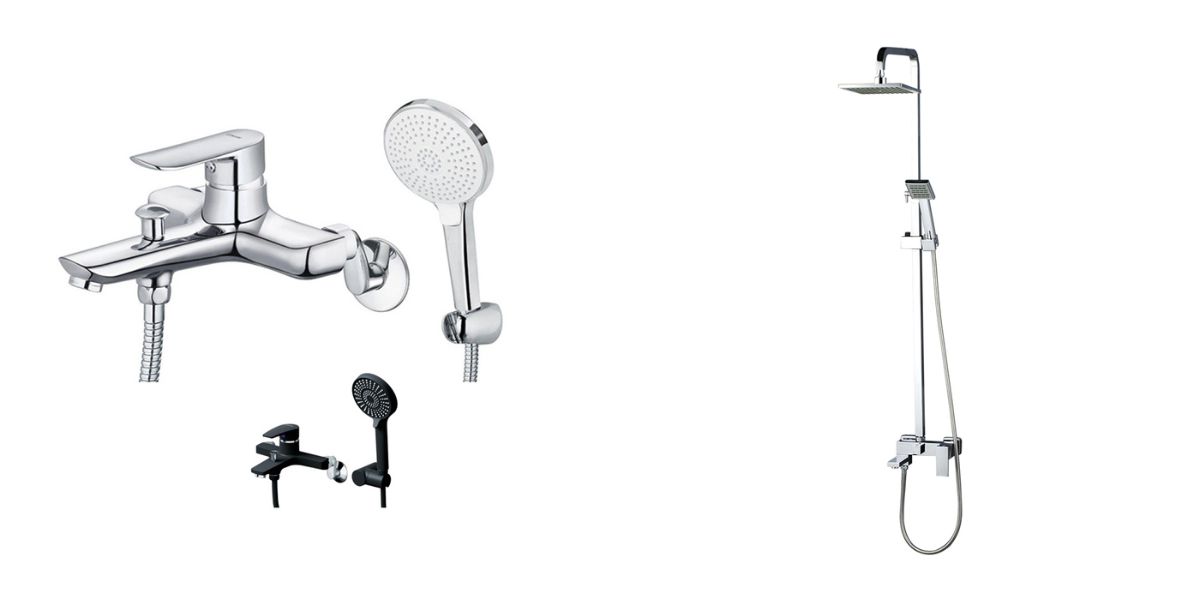 Kiểu dáng của sen tắm nóng lạnh Caesar 