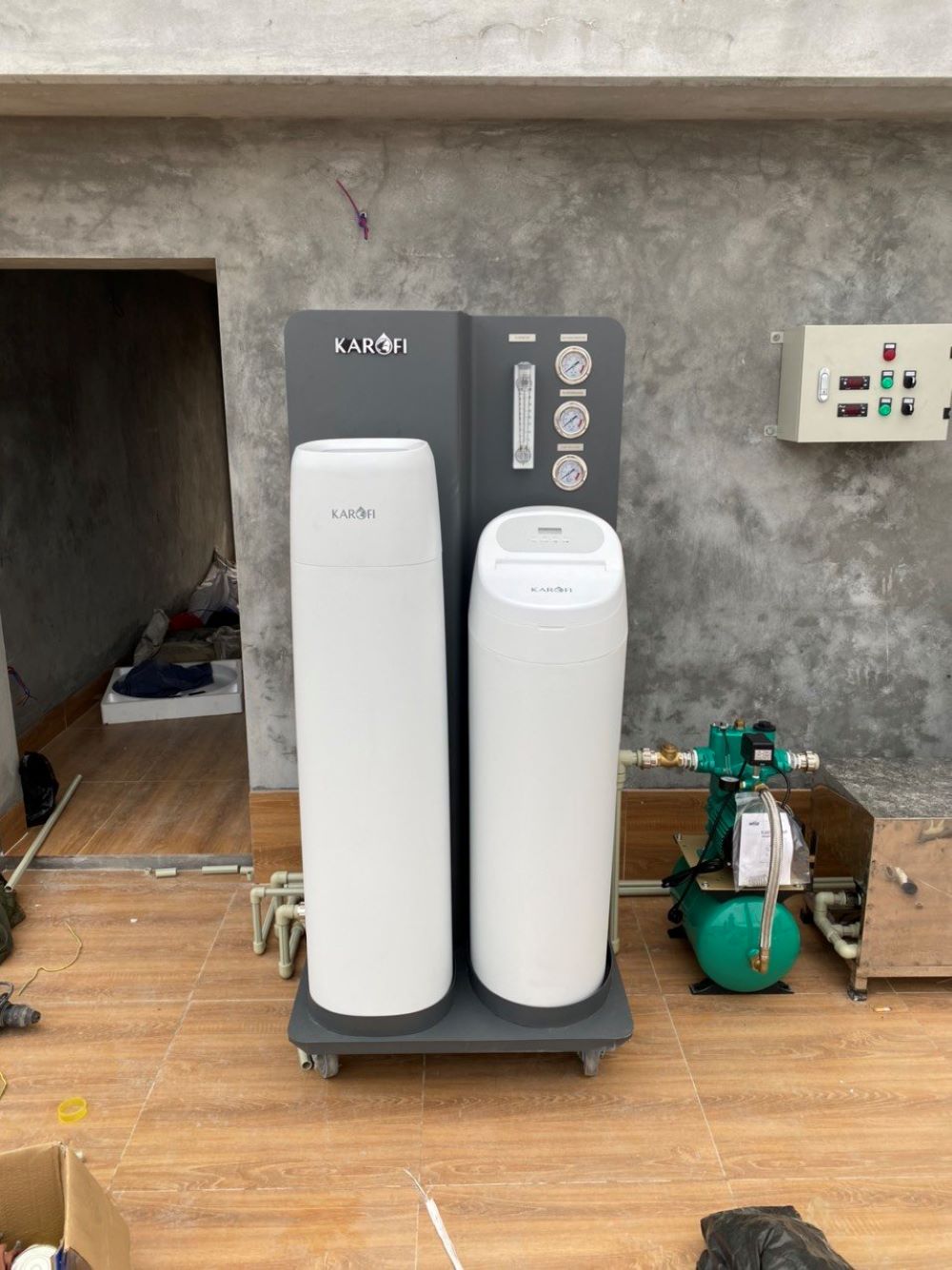 Hệ thống lọc t&ocirc;̉ng trung t&acirc;m cao cấp Karofi WHF-E666