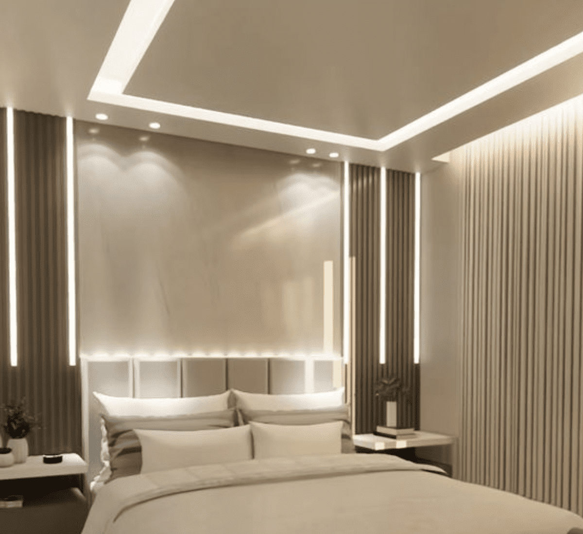 Đèn led âm trần không gây chói mắt cho người dùng