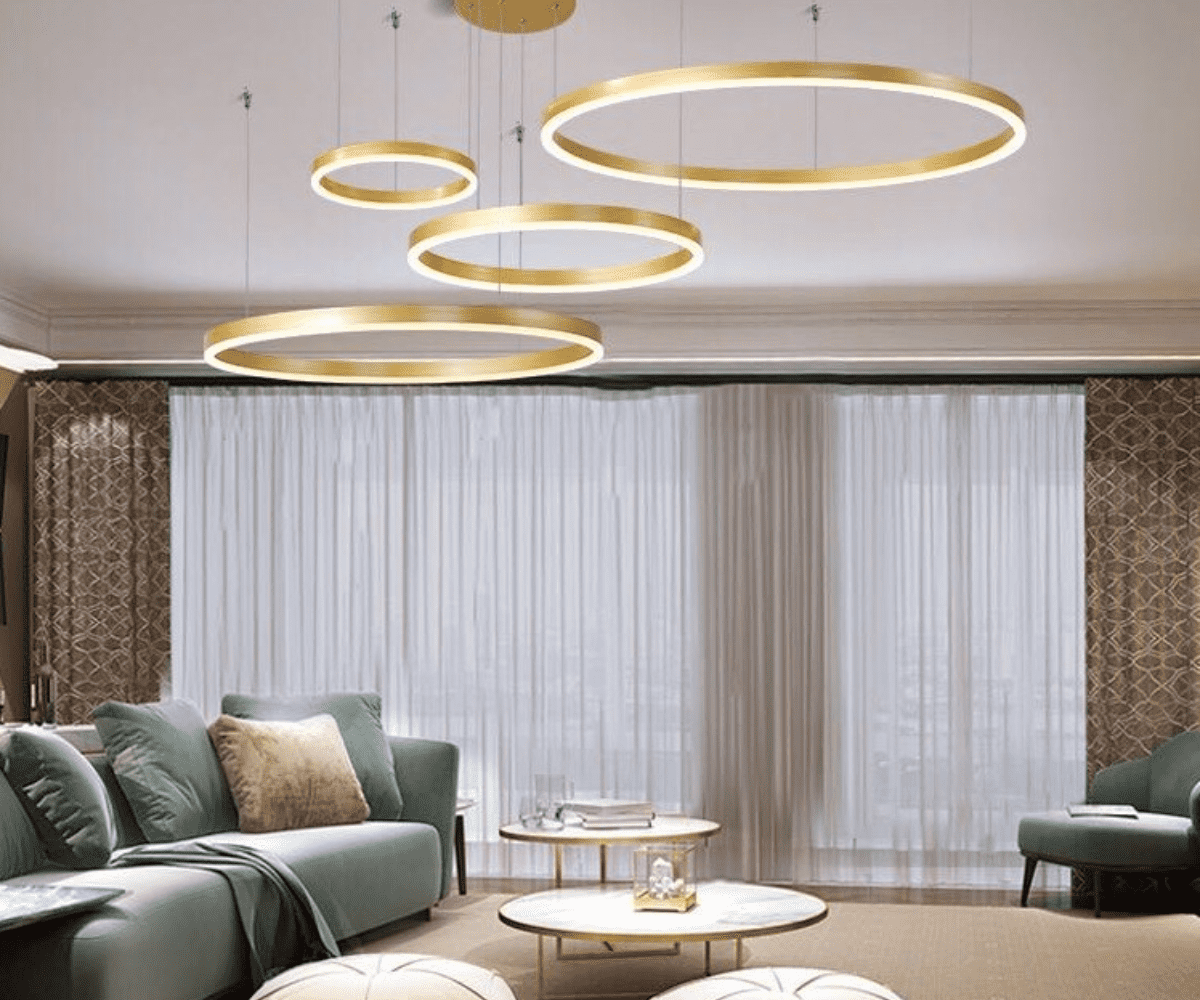 Đèn led thả trần hiện đại có mức giá từ vài trăm nghìn