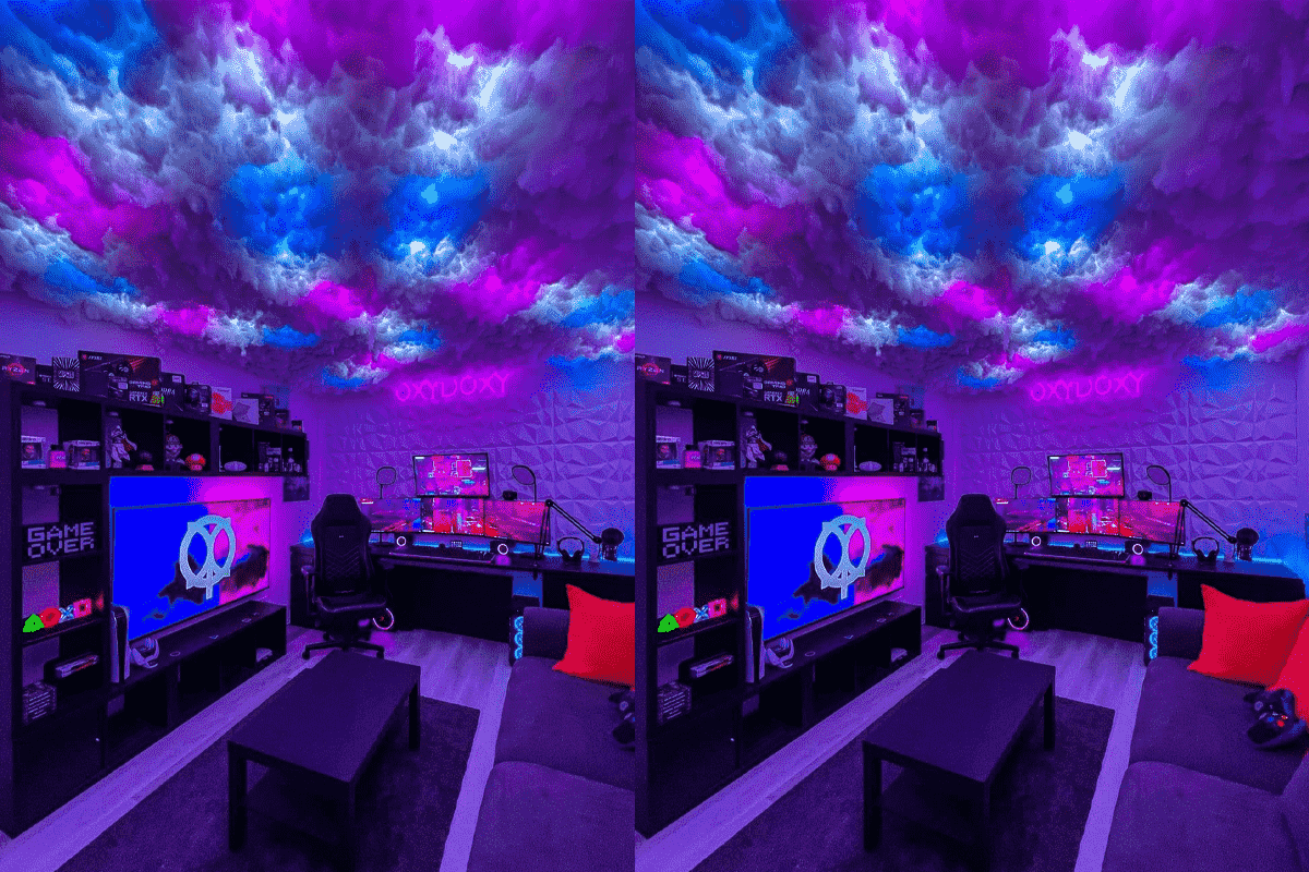 Không nên lắp đặt những màu sắc thái mạnh gây chói gắt