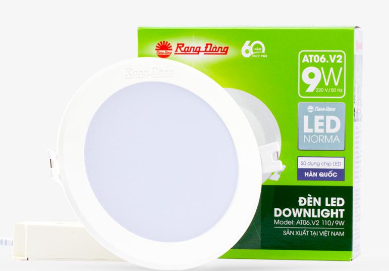 Mẫu đèn downlight 9w thương hiệu Rạng Đông
