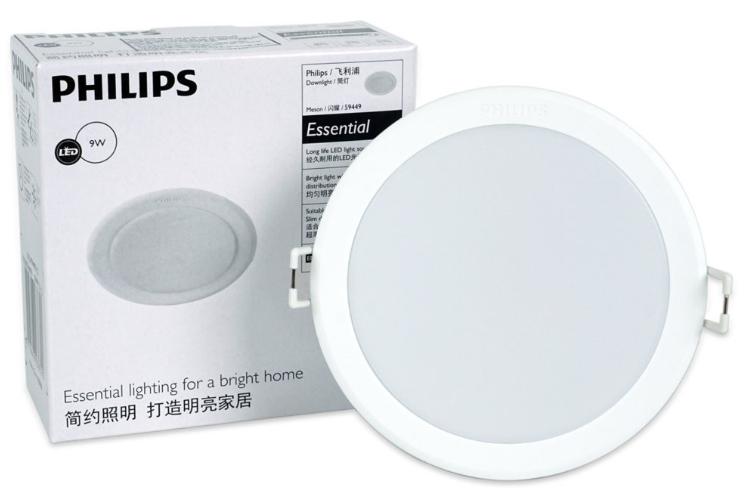 Mẫu đèn downlight 9w Philips