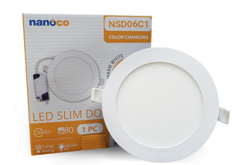 Mẫu đèn downlight 9w của Nanoco