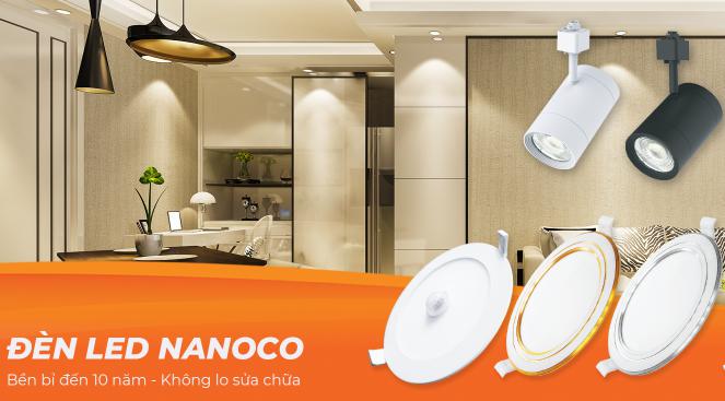 Đèn led Nanoco có độ bền ấn tượng, bền bỉ đồng hành cùng người dùng lâu dài