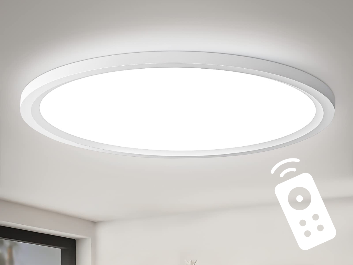 Đèn ốp trần điều khiển là loại đèn được yêu thích bởi khả năng thay đổi màu sắc ánh sáng linh hoạt