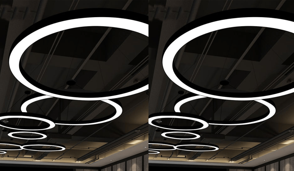 Đèn thả trần dạng tròn với kiểu dáng bắt mắt