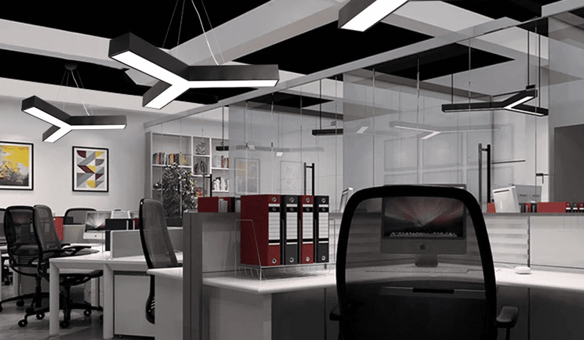 Bố trí đèn chữ Y với khoảng cách vừa phải