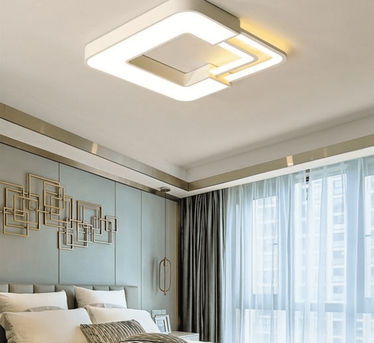 Đèn trần phòng ngủ cung cấp nguồn sáng phù hợp