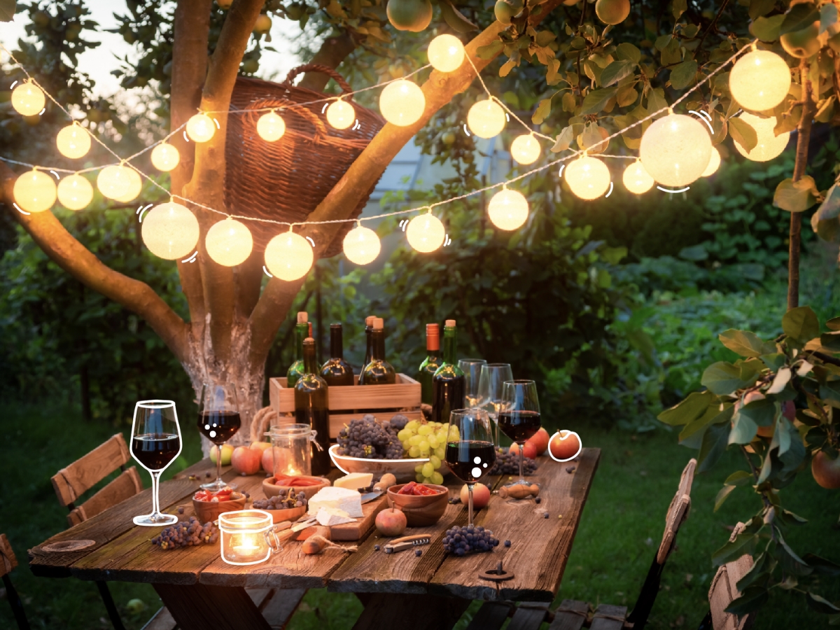 Bất kỳ cấu trúc vườn nào cũng sẽ trở nên hấp dẫn hơn nếu bạn biết cách kết hợp đa dạng loại đèn trang trí sân vườn với nhau