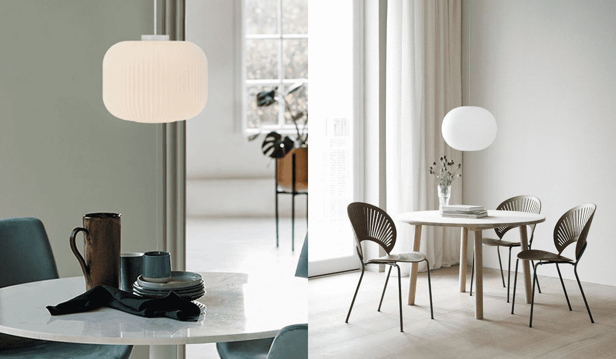 Trang trí đèn lụa cơ bản ở phòng bếp đem lại sự ấm áp