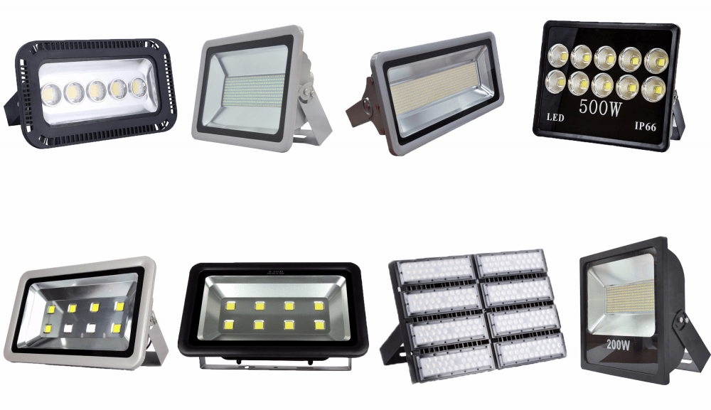 Đèn LED có nhiều kiểu dáng, thương hiệu khác nhau