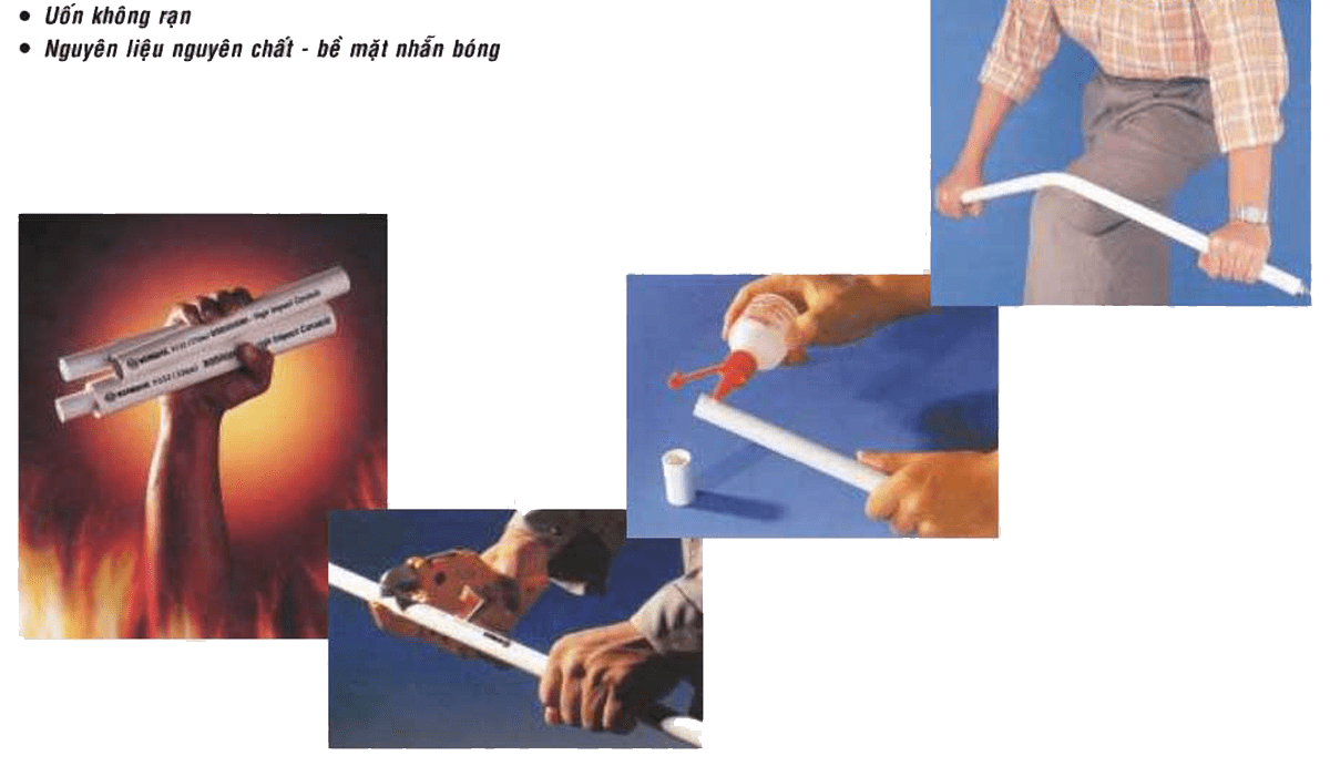 Ống luồn dây điện có độ bền cao và chịu lực tốt