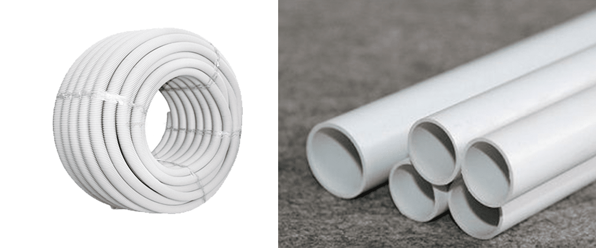 Ống bảo vệ dây điện dạng ống được thu thành cuộn