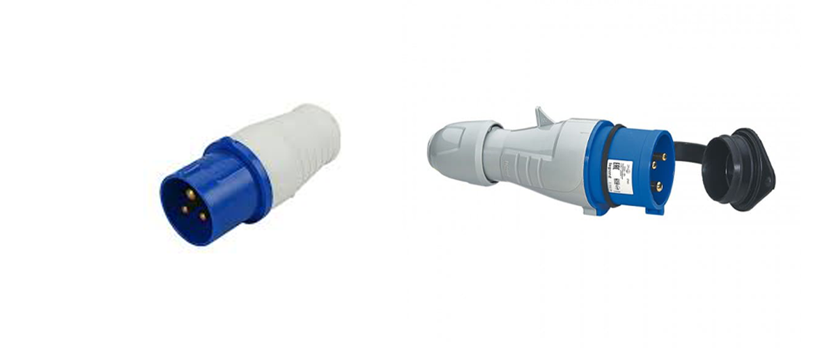 Ổ phích cắm 1 pha có công suất điện vừa và nhỏ