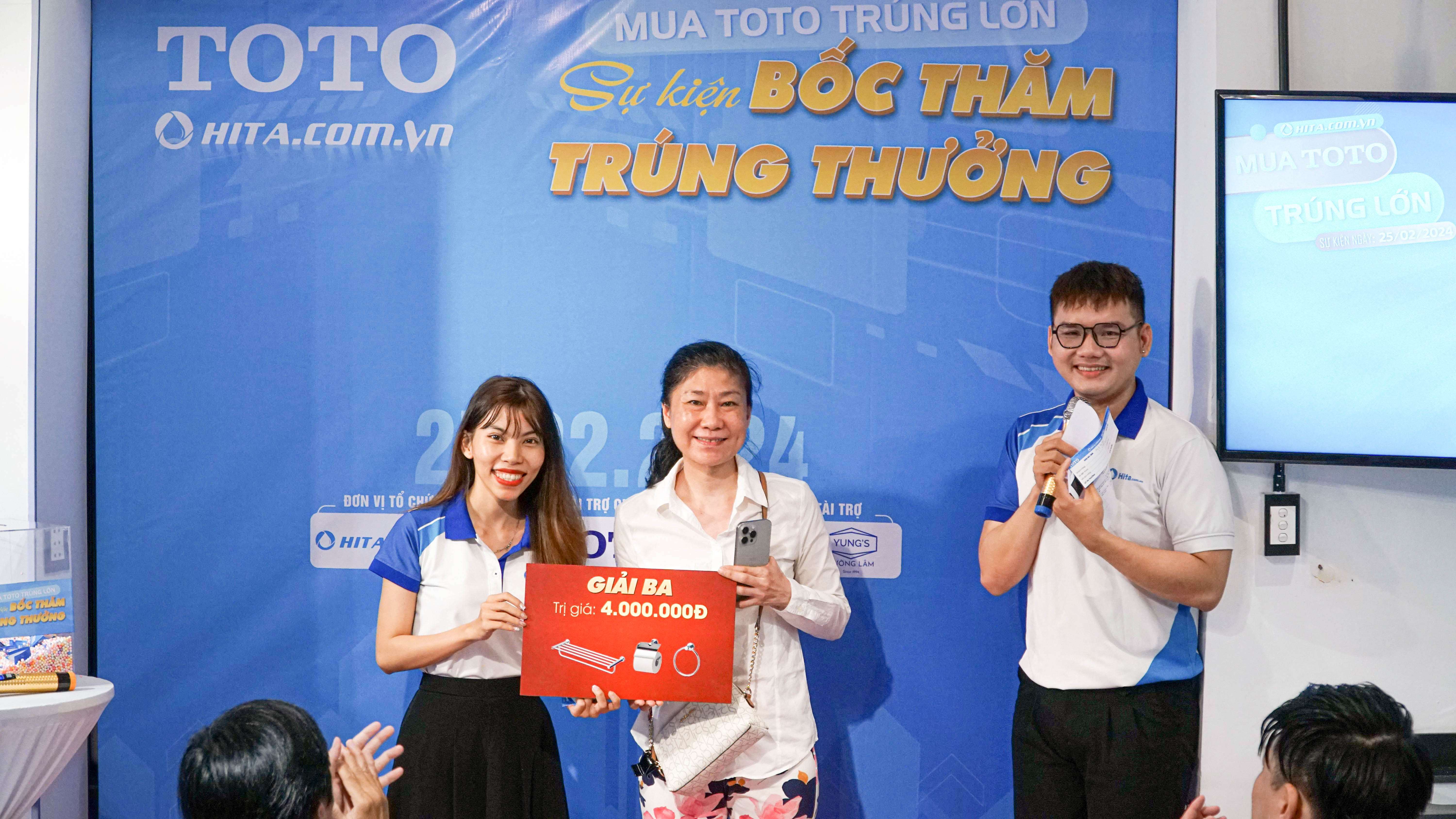 Nội Thất HITA tổ chức sự kiện Mua TOTO Trúng Lớn lần thứ 3