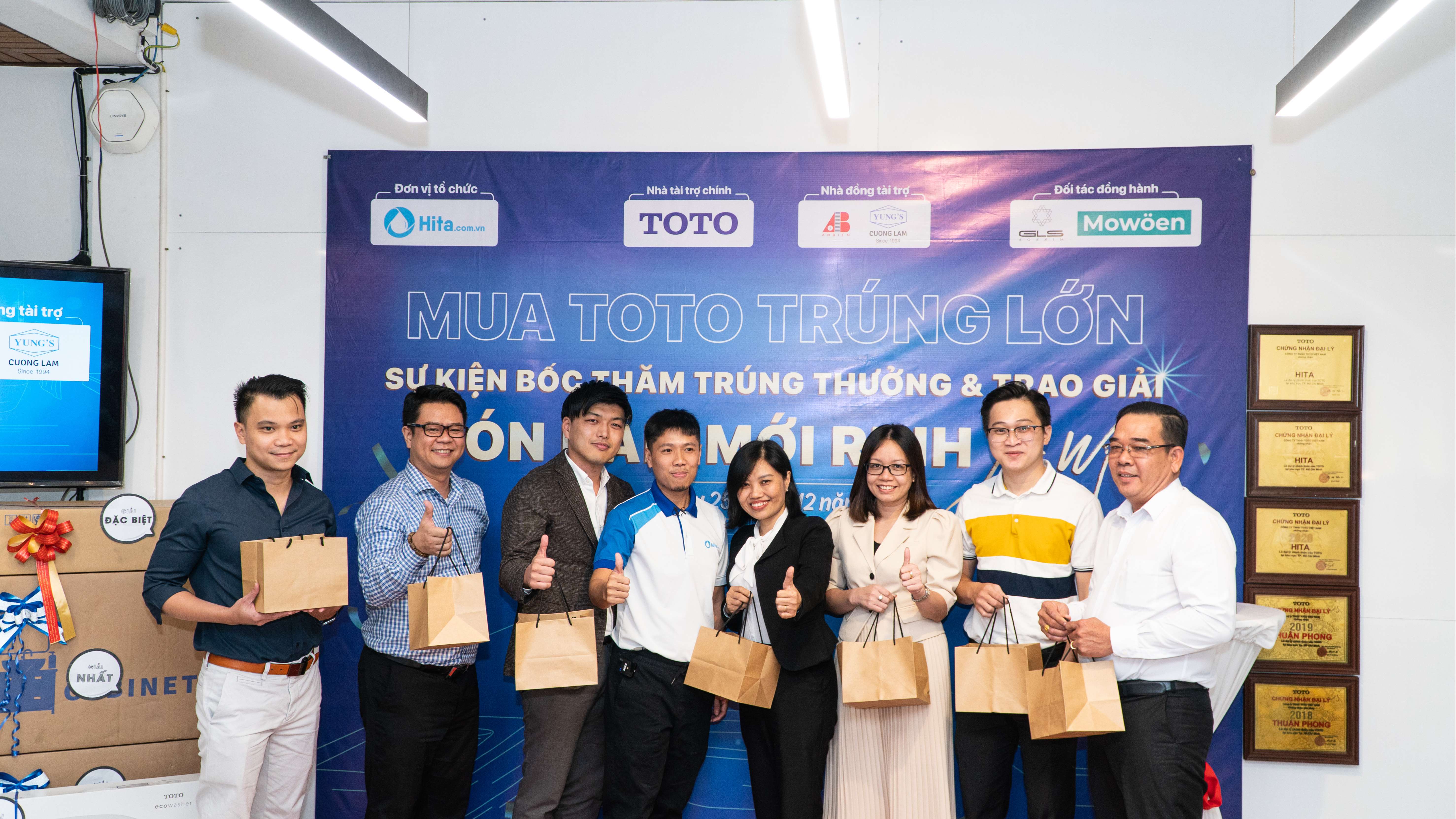 Sự góp mặt của đại diện TOTO tại Sự Kiện Mua TOTO trúng lớn