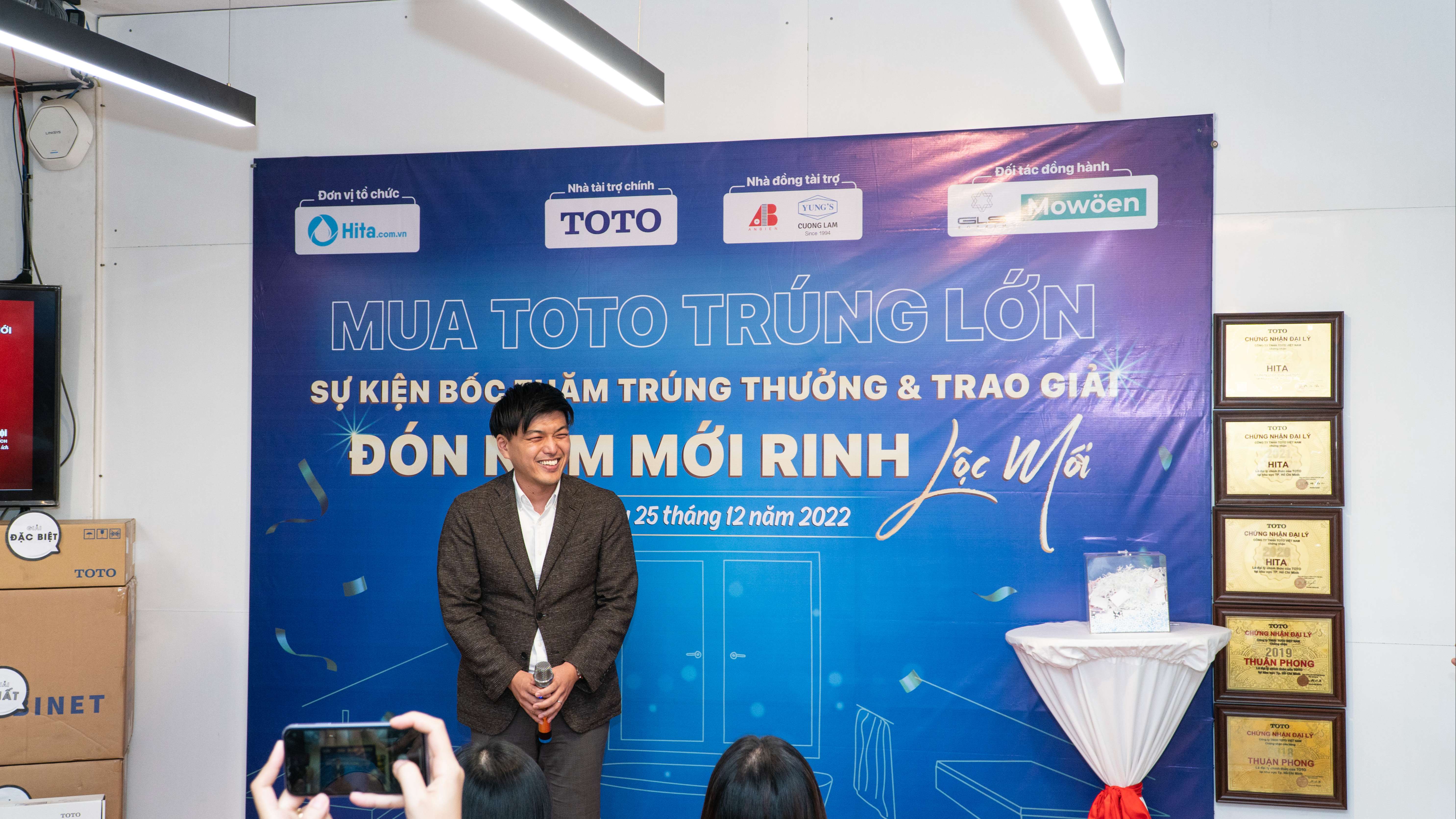 ông Daiki Murakami - Phó tổng quản lý chi nhánh Hồ Chí Minh đến từ TOTO Việt Nam